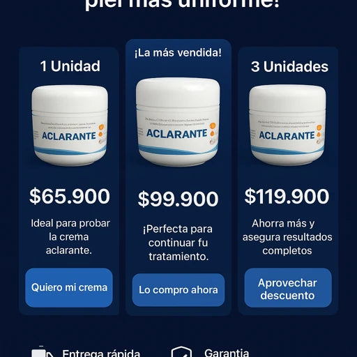 Crema aclarante